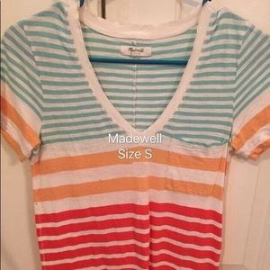 Madewell V neck t shirt